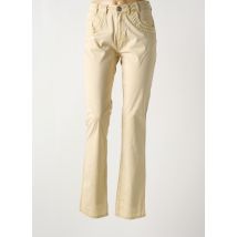 FRED SABATIER - Pantalon slim beige en coton - Femme - Taille 36 - Modz