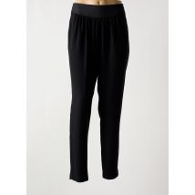 LAUREN VIDAL - Pantalon droit noir en polyester - Femme - Taille 38 - Modz
