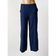EMA BLUE'S - Pantalon large bleu en polyester - Femme - Taille 40 - Modz