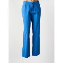 I.QUING - Pantalon droit bleu en coton - Femme - Taille 48 - Modz