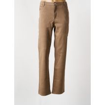 YOULINE - Pantalon droit beige en coton - Femme - Taille 46 - Modz