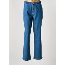 I.QUING - Jeans coupe slim bleu en coton - Femme - Taille 48 - Modz