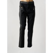 ADB DENIM - Pantalon slim noir en coton - Femme - Taille 48 - Modz