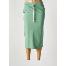 VIE TA VIE - Jupe mi-longue vert en coton - Femme - Taille 36 - Modz