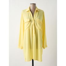 FREE FOR HUMANITY - Robe courte jaune en polyamide - Femme - Taille 40 - Modz