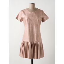 PURPLE'S - Robe courte rose en polyurethane - Femme - Taille 36 - Modz