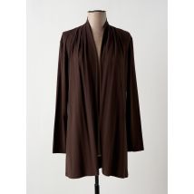 RENDEZ-VOUS - Veste casual marron en viscose - Femme - Taille 40 - Modz