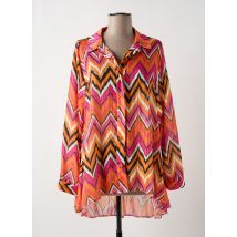 JEFF GALLANO - Chemisier orange en viscose - Femme - Taille 38 - Modz