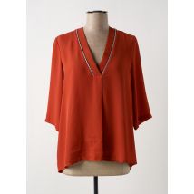 LADY LOL - Blouse marron en polyester - Femme - Taille 38 - Modz