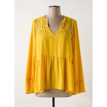MAISON MARLEY - Blouse jaune en polyester - Femme - Taille 38 - Modz