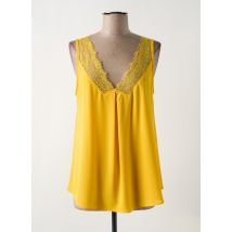 MAISON MARLEY - Tunique sans manche jaune en polyester - Femme - Taille 40 - Modz