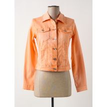 SOFTY - Veste casual orange en coton - Femme - Taille 34 - Modz