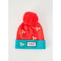HELLO HOSSY - Bonnet rouge en polyester - Enfant - Taille TU - Modz
