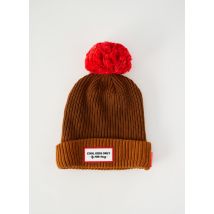 HELLO HOSSY - Bonnet marron en coton - Enfant - Taille TU - Modz