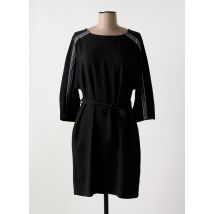 YUKA - Robe mi-longue noir en polyester - Femme - Taille 40 - Modz