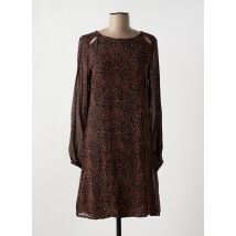 CREAM - Robe mi-longue marron en viscose - Femme - Taille 36 - Modz