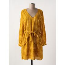 YUKA - Robe courte jaune en polyester - Femme - Taille 40 - Modz