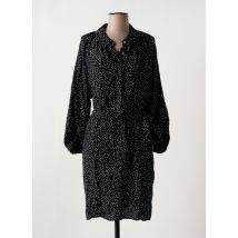 YUKA - Robe mi-longue noir en viscose - Femme - Taille 40 - Modz