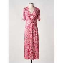JOY'S PARIS - Robe longue rose en polyester - Femme - Taille 36 - Modz