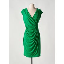 LADY LOL - Robe mi-longue vert en polyester - Femme - Taille 36 - Modz