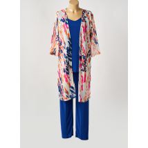 JOY - Ensemble pantalon bleu en polyester - Femme - Taille 42 - Modz