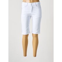 VOGGO - Bermuda blanc en coton - Femme - Taille 36 - Modz