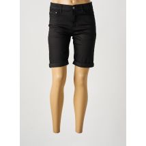 VOGGO - Bermuda noir en coton - Femme - Taille 40 - Modz