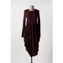 HICH USE - Robe mi-longue rouge en laine - Femme - Taille 42 - Modz