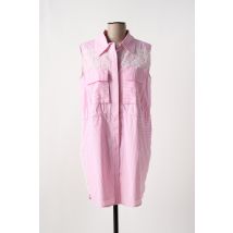 MAX & MOI - Robe courte rose en coton - Femme - Taille 40 - Modz