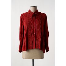 HIGH - Chemisier rouge en viscose - Femme - Taille 38 - Modz