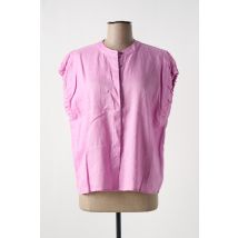 REPEAT - Chemisier rose en lin - Femme - Taille 36 - Modz