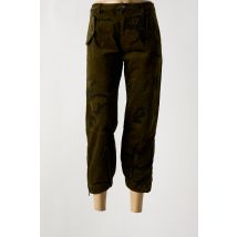 MASON'S - Pantalon 7/8 vert en coton - Femme - Taille 38 - Modz