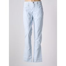 HIGH - Pantalon slim bleu en coton - Femme - Taille 40 - Modz