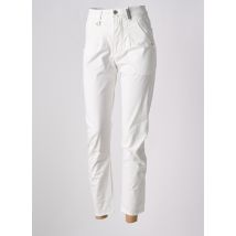 HIGH - Pantalon 7/8 blanc en coton - Femme - Taille 42 - Modz