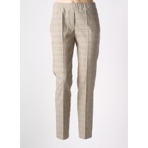 D.EXTERIOR - Pantalon slim gris en lin - Femme - Taille 40 - Modz