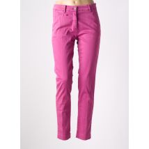 MASON'S - Pantalon chino rose en coton - Femme - Taille 38 - Modz