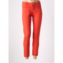 DENIM STUDIO - Pantalon 7/8 orange en coton - Femme - Taille W29 - Modz