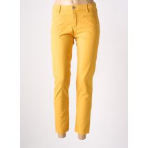 DENIM STUDIO - Pantalon 7/8 jaune en coton - Femme - Taille W32 - Modz