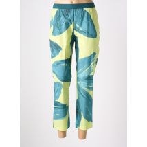 LIVIANA CONTI - Pantalon 7/8 vert en coton - Femme - Taille 42 - Modz