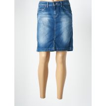 PEPE JEANS - Jupe courte bleu en coton - Femme - Taille 34 - Modz