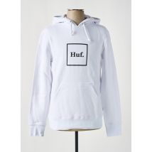 HUF - Sweat-shirt à capuche blanc en coton - Homme - Taille S - Modz
