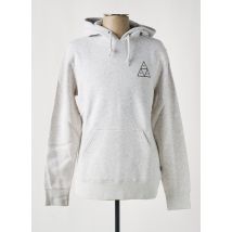 HUF - Sweat-shirt à capuche gris en coton - Homme - Taille XL - Modz