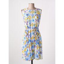 IMUA - Robe mi-longue bleu en polyester - Femme - Taille 40 - Modz