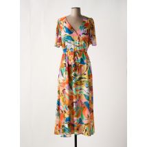 IMUA - Robe longue orange en polyester - Femme - Taille 34 - Modz