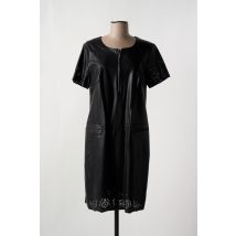 FRED SABATIER - Robe mi-longue noir en polyurethane - Femme - Taille 40 - Modz