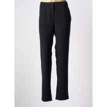 TELMAIL - Pantalon slim noir en polyester - Femme - Taille 50 - Modz