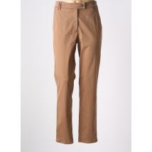 ZERRES - Pantalon chino marron en lyocell - Femme - Taille 42 - Modz