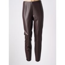 OUI - Legging marron en polyester - Femme - Taille 44 - Modz