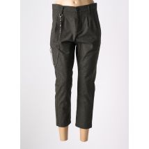 IMPERIAL - Pantalon 7/8 vert en coton - Femme - Taille 38 - Modz