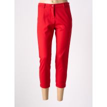 IMPERIAL - Pantalon 7/8 rouge en polyester - Femme - Taille 36 - Modz